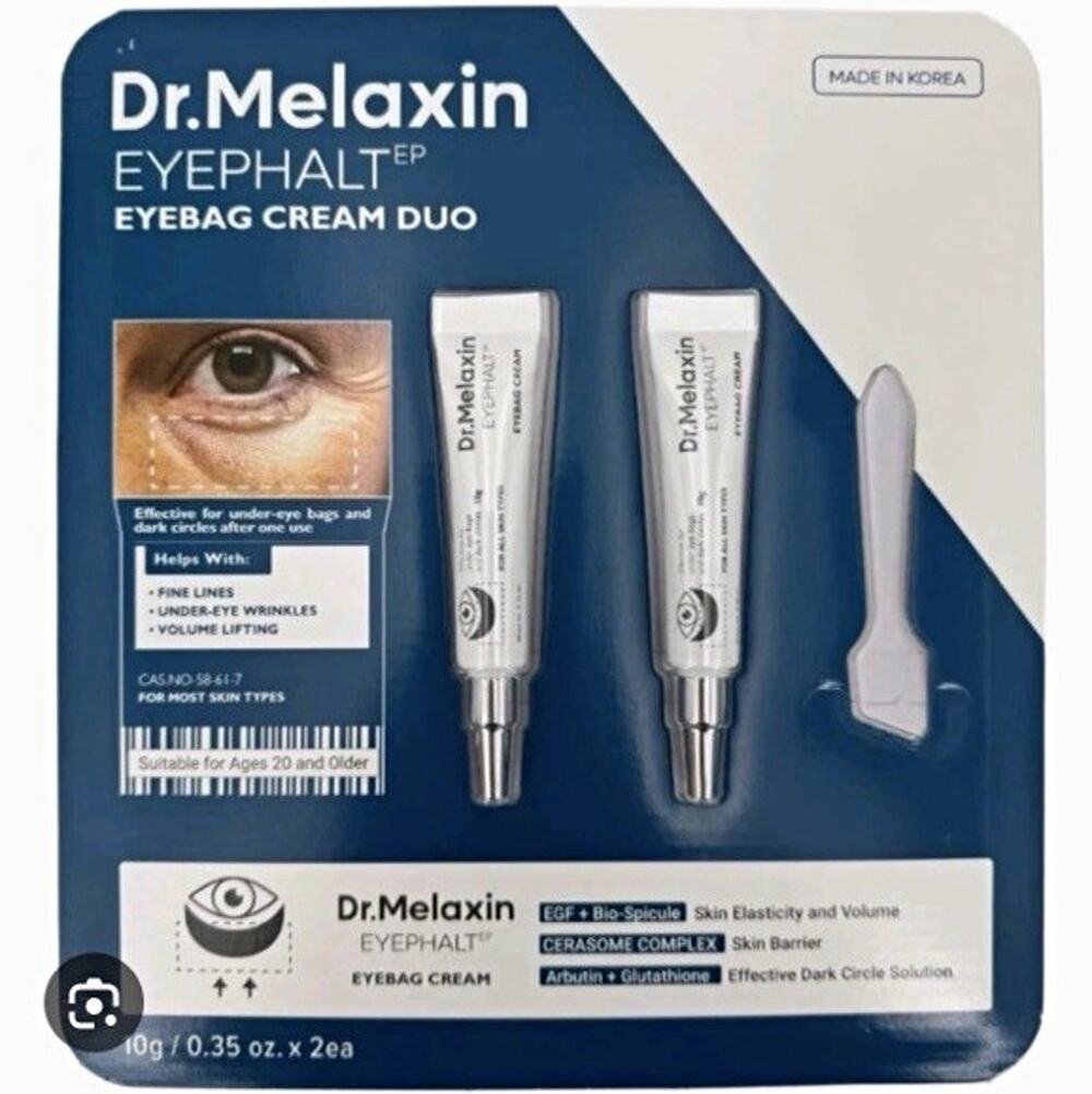 Dr.Melaxin EYEPHALT EP Under Eye Cream Duo 0.35oz x2 EGF Made in Korea